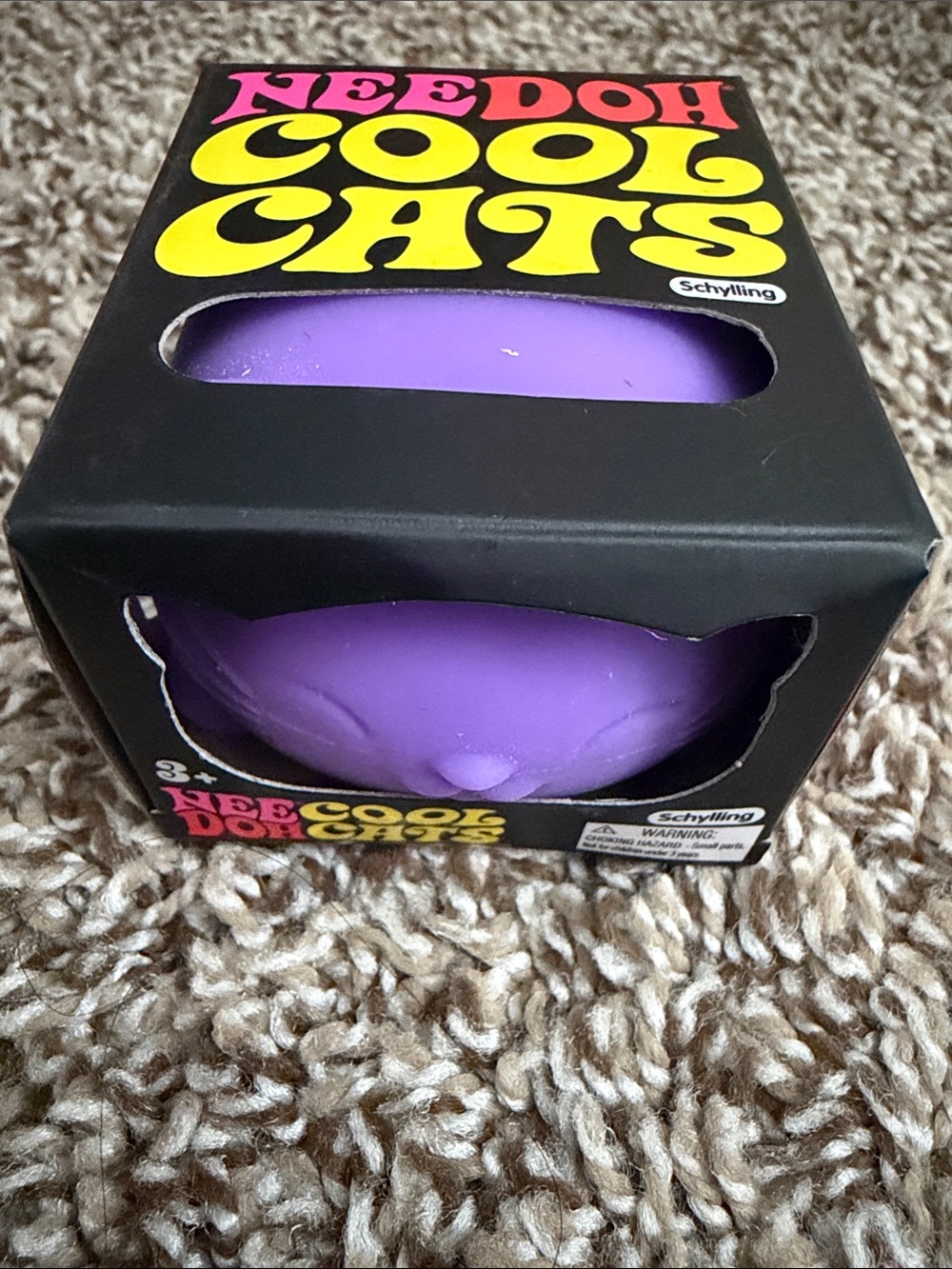 SALE‼️ NeeDoh Authentic COOL CATS NEEDOH Sensory Fidget Toy Purple